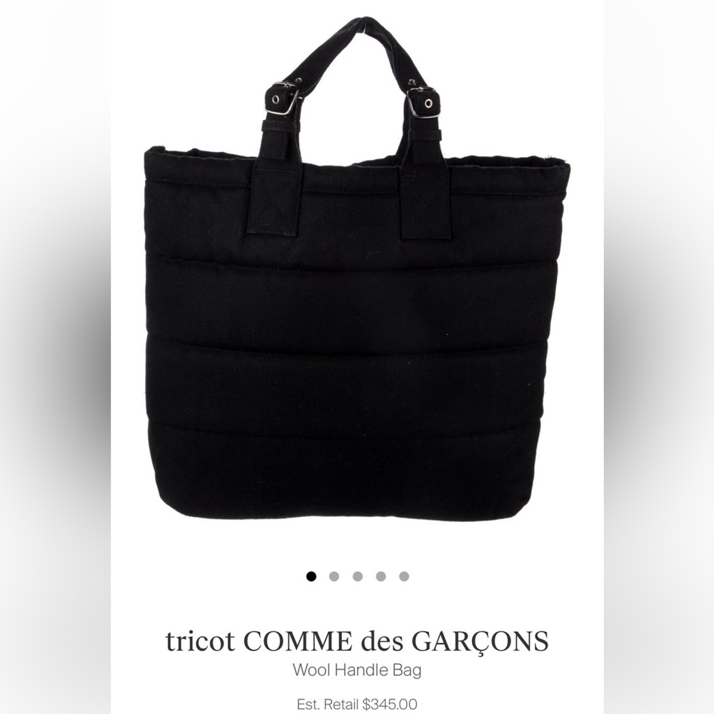 tricot COMME des GARCONS Wool Handle Bag